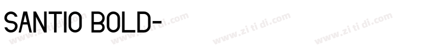 Santio Bold字体转换